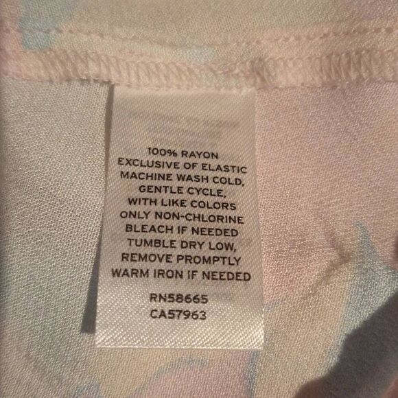 BP. Nordstrom Women's Pink Blue‎ Painted Camo V-Neck Dress Size Large NWOT - Picture 4 of 4